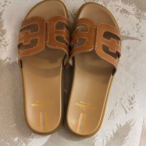Sam Edelman Brown Slide Sandals